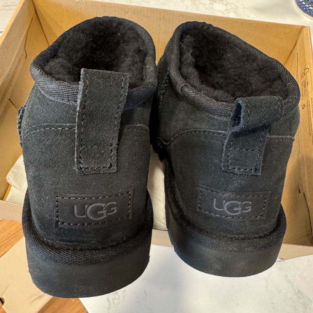 UGG Black Suede Boots